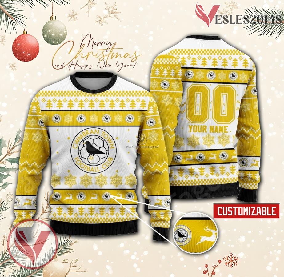 Cwmbran Town Custom Ugly Christmas Sweater, Unique Gift For Fans - Vesles2014s