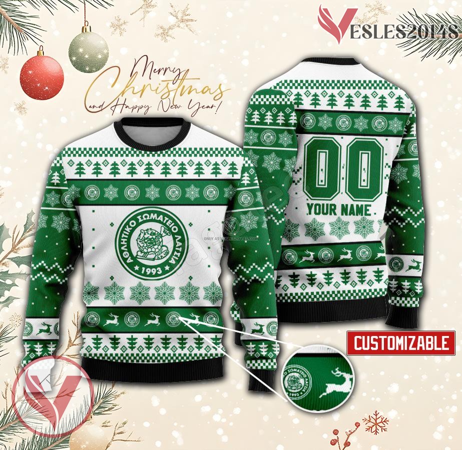 Cyview Developers Latsia Nicosia Handball Custom Ugly Christmas Sweater, Unique Gift For Fans - Vesles2014s