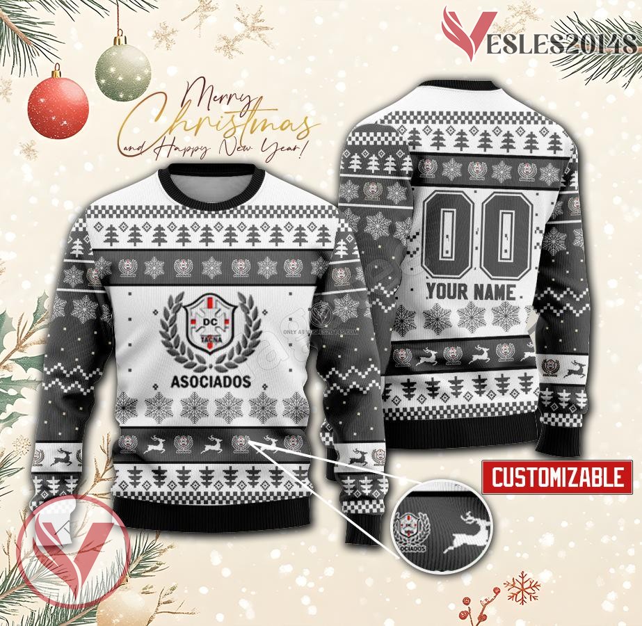 DC Asociados Volleyball Custom Ugly Christmas Sweater, Unique Gift For Fans - Vesles2014s