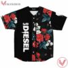 DJ Diesel Flowery Split Black Paola Custom Baseball Jersey - Vesles2014s