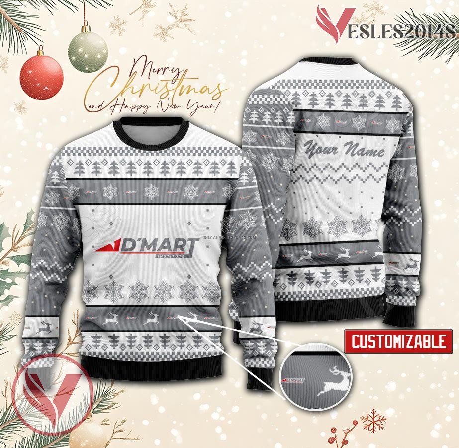 D'Mart Institute Custom Ugly Christmas Sweater, Unique Gift For Fans - Vesles2014s