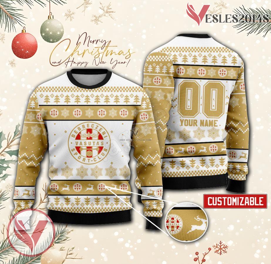 DVSC Schaeffler Handball Custom Ugly Christmas Sweater, Unique Gift For Fans - Vesles2014s