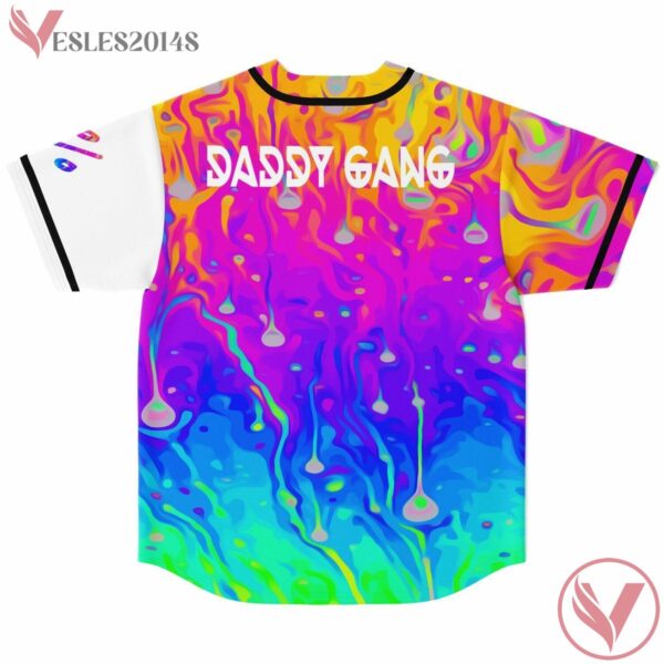 Daddy rainbow acid trip baseball jersey - Vesles2014s 1