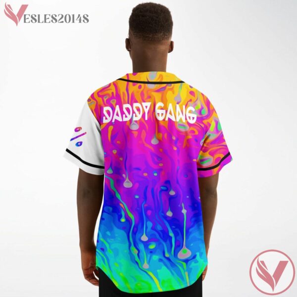 Daddy rainbow acid trip baseball jersey - Vesles2014s 3