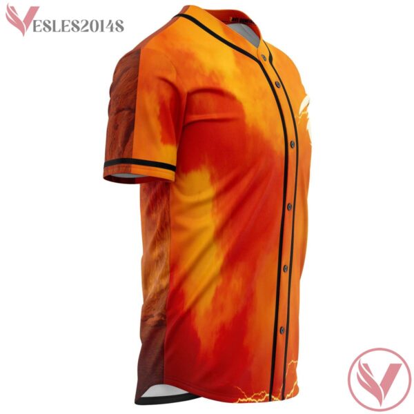 Dakred Orange Lightning Sky custom jersey - Vesles2014s 3