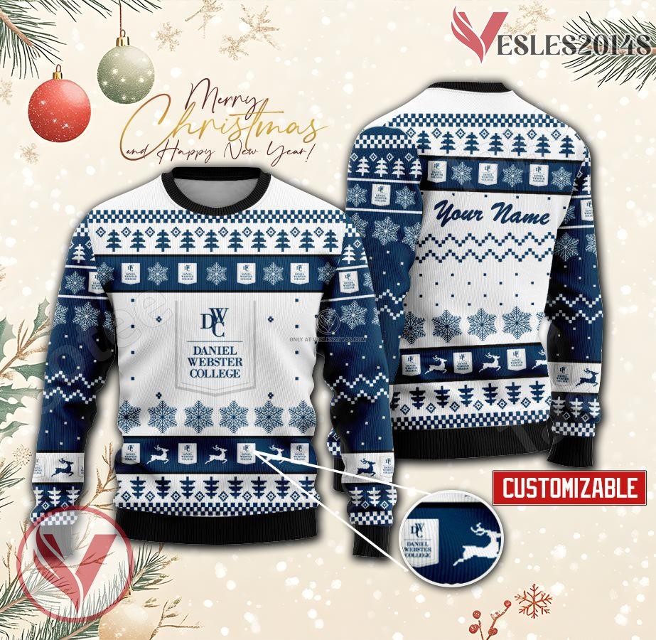 Daniel Webster College Custom Ugly Christmas Sweater, Unique Gift For Fans - Vesles2014s