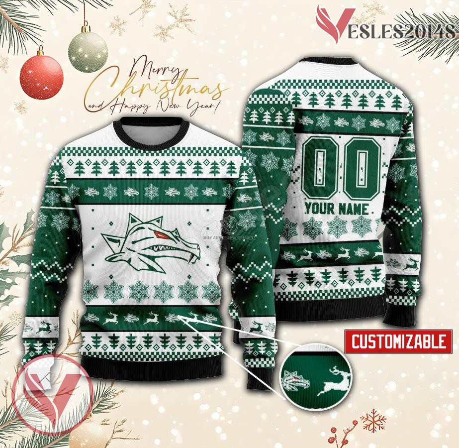 Danube Dragons Rugby Custom Ugly Christmas Sweater, Unique Gift For Fans - Vesles2014s