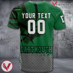 Dartmouth Big Green Basketball Grunge Pattern Unique Personalized T Shirts - Vesles2014S 1