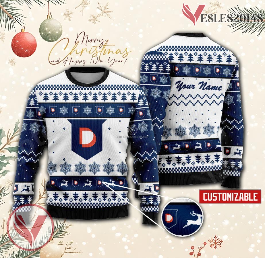 Davidson County Community College Custom Ugly Christmas Sweater, Unique Gift For Fans - Vesles2014s