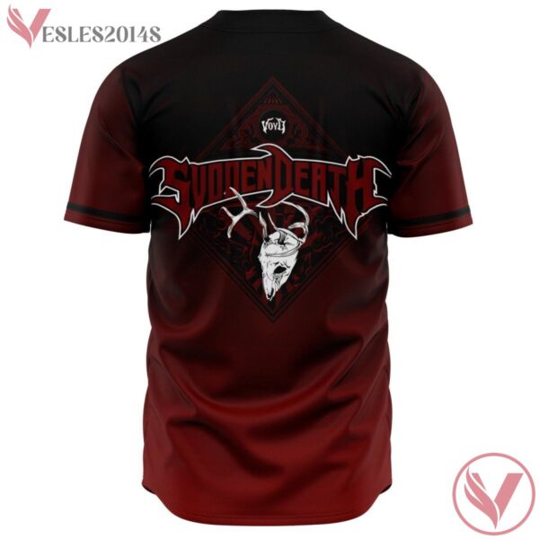 Deer Skull Svdden Death Sublimated Red Jersey For EDM Festivals - Vesles2014s 1