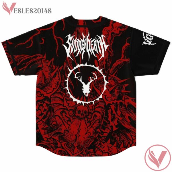 Demon Svdden Death Jersey Red Rave Jersey For EDM Festivals - Vesles2014s 1