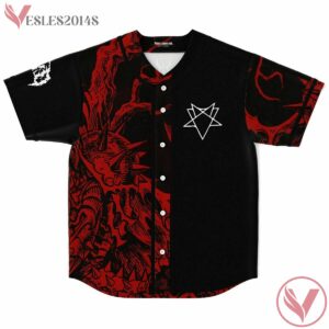Demon Svdden Death Jersey Red Rave Jersey For EDM Festivals - Vesles2014s