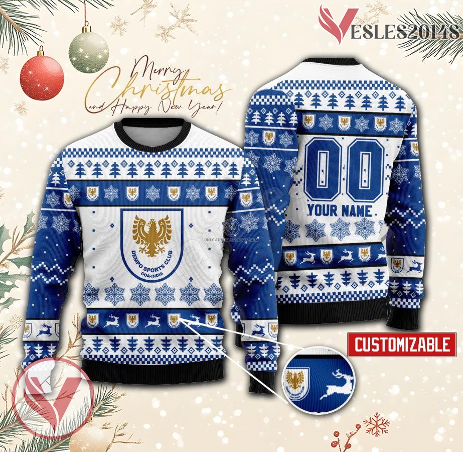 Dempo SC Custom Ugly Christmas Sweater, Unique Gift For Fans - Vesles2014s