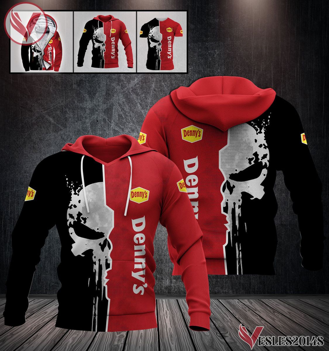 Denny's Uniform Custom Clothes Style 20, Unique Gifts For Employee - Vesles2014s