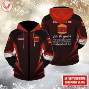 Designed Exclusively For Burger King Uniform Custom Clothes Style 1, Unique Gifts For Employee - Vesles2014s 1
