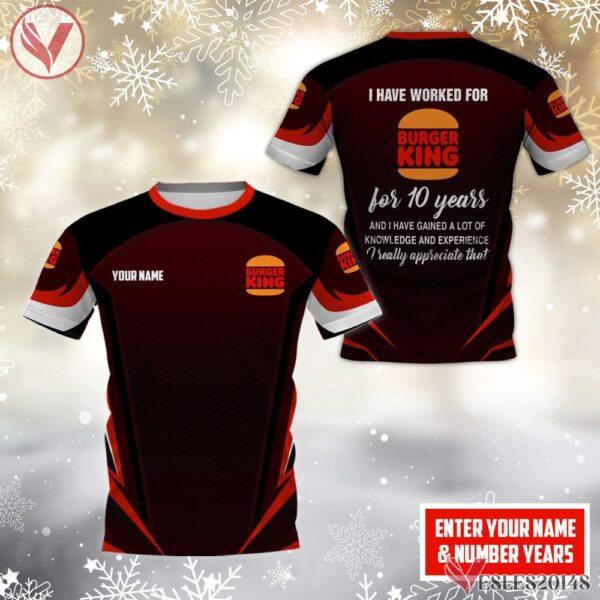 Designed Exclusively For Burger King Uniform Custom Clothes Style 1, Unique Gifts For Employee - Vesles2014s 3