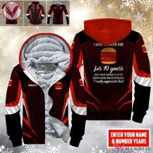 Designed Exclusively For Burger King Uniform Custom Clothes Style 1, Unique Gifts For Employee - Vesles2014s