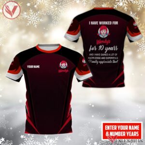 Designed Exclusively For Wendy's Uniform Custom Clothes Style 1, Unique Gifts For Employee - Vesles2014s 3
