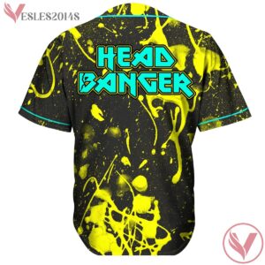 Dino Skull Color Splashes CUSTOM HEADBANGER JERSEY - Vesles2014s 1