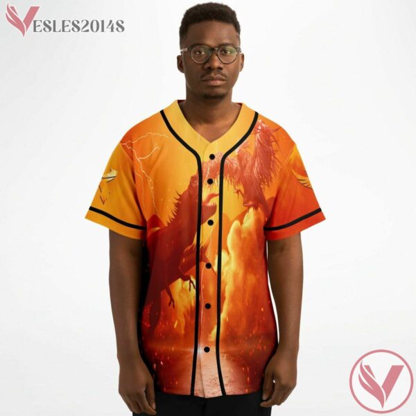Dinosaur Phoenix Illenium Orange Jersey For EDM festivals - Vesles2014s 1