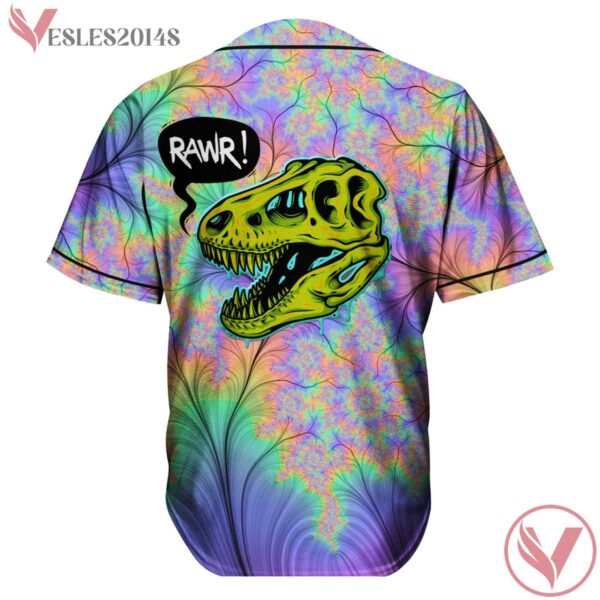 Dinosaur Rawr Excision Jersey With Trippy Art For EDM Festivals - Vesles2014s 1
