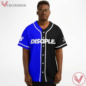 Disciple Adam Custom Black Blue Split Jersey - Vesles2014s 2