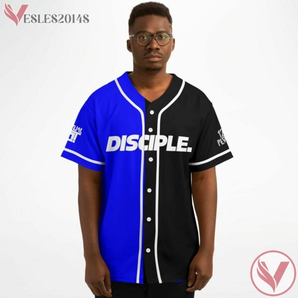 Disciple Adam Custom Black Blue Split Jersey - Vesles2014s 2