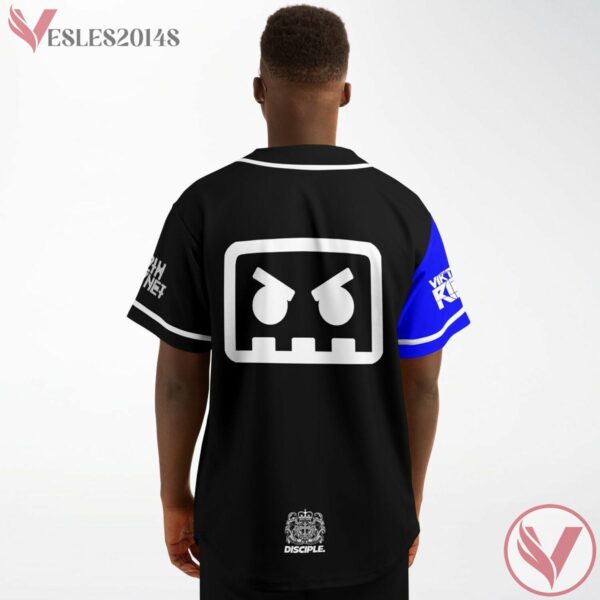 Disciple Adam Custom Black Blue Split Jersey - Vesles2014s 3
