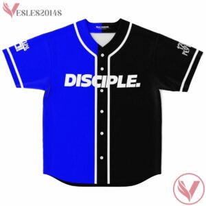 Disciple Adam Custom Black Blue Split Jersey - Vesles2014s