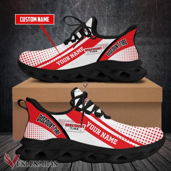 Discount Tire Logo Custom Shoes, Best Running Shoes For Fans - Vesles2014S