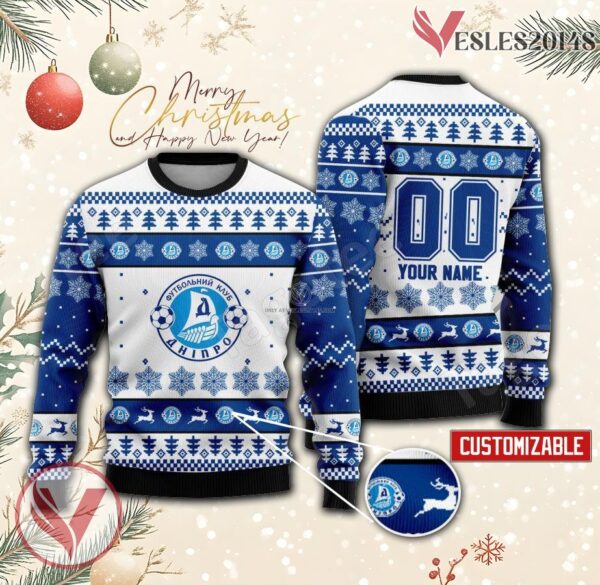 Dnipro Dnipropetrovsk Custom Ugly Christmas Sweater, Unique Gift For Fans - Vesles2014s
