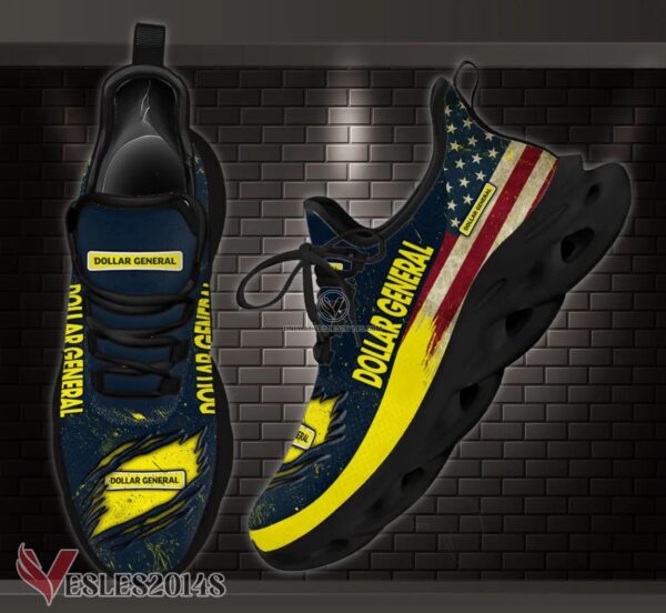 Dollar General Custom Shoes Style 2, Best Running Shoes For Fans - Vesles2014S