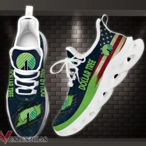 Dollar Tree Logo Custom Shoes Style 1, Best Running Shoes For Fans - Vesles2014S 1