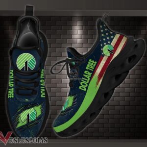 Dollar Tree Logo Custom Shoes Style 1, Best Running Shoes For Fans - Vesles2014S