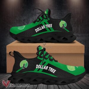Dollar Tree Logo Custom Shoes Style 1, Best Running Shoes For Fans - Vesles2014S