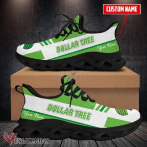 Dollar Tree Logo Custom Shoes Style 14, Best Running Shoes For Fans - Vesles2014S