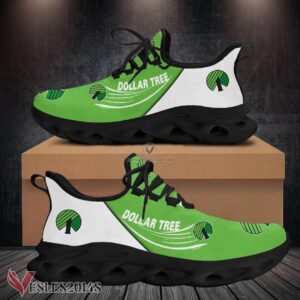Dollar Tree Logo Custom Shoes Style 15, Best Running Shoes For Fans - Vesles2014S