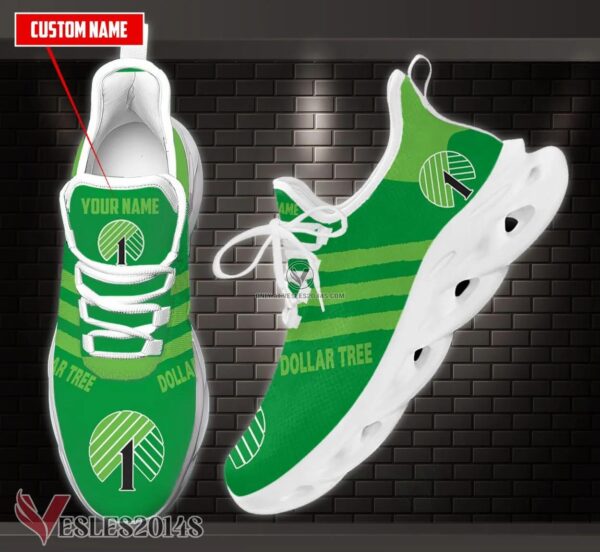 Dollar Tree Logo Custom Shoes Style 2, Best Running Shoes For Fans - Vesles2014S 1