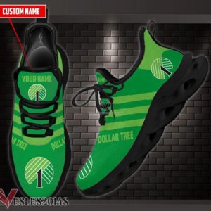 Dollar Tree Logo Custom Shoes Style 2, Best Running Shoes For Fans - Vesles2014S