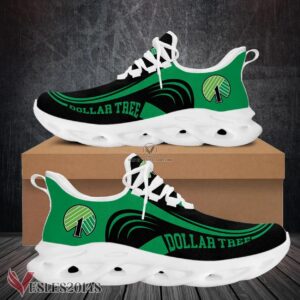 Dollar Tree Logo Custom Shoes Style 7, Best Running Shoes For Fans - Vesles2014S 1