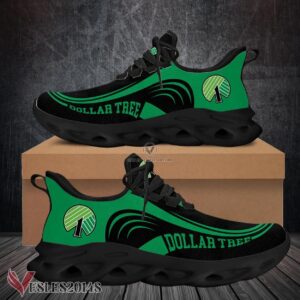 Dollar Tree Logo Custom Shoes Style 7, Best Running Shoes For Fans - Vesles2014S