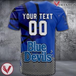 Duke Blue Devils Basketball Grunge Pattern Unique Personalized T Shirts - Vesles2014S 1