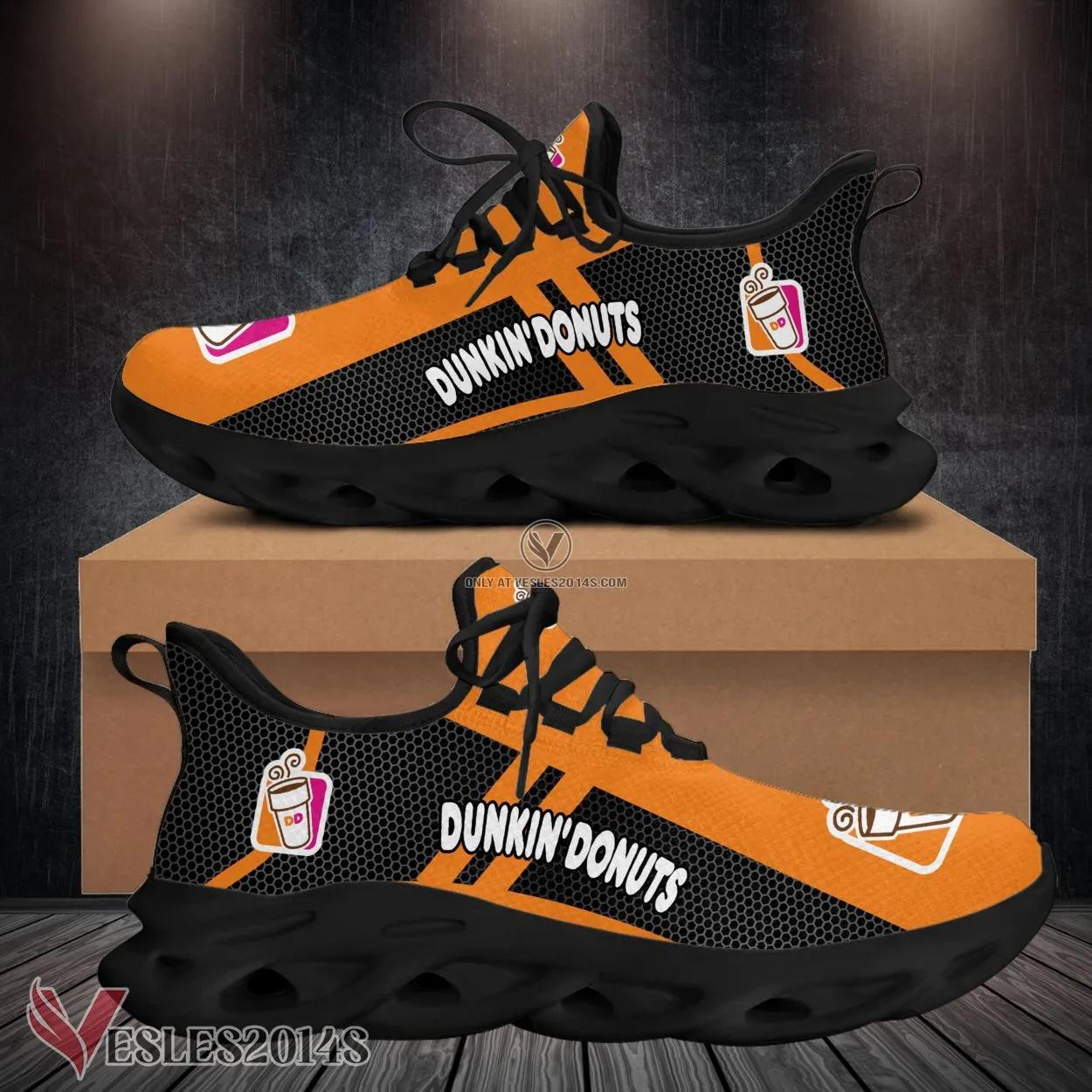 Dunkin’ Donuts Logo Custom Shoes Style 1, Best Running Shoes For Fans - Vesles2014S