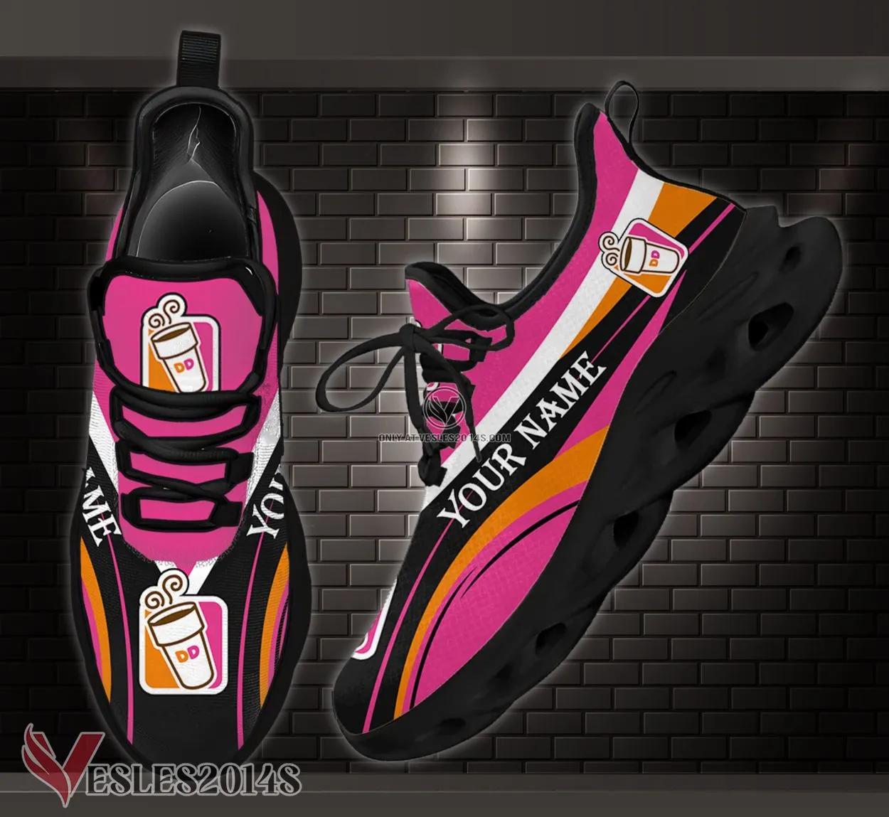 Dunkin’ Donuts Logo Custom Shoes Style 18, Best Running Shoes For Fans - Vesles2014S