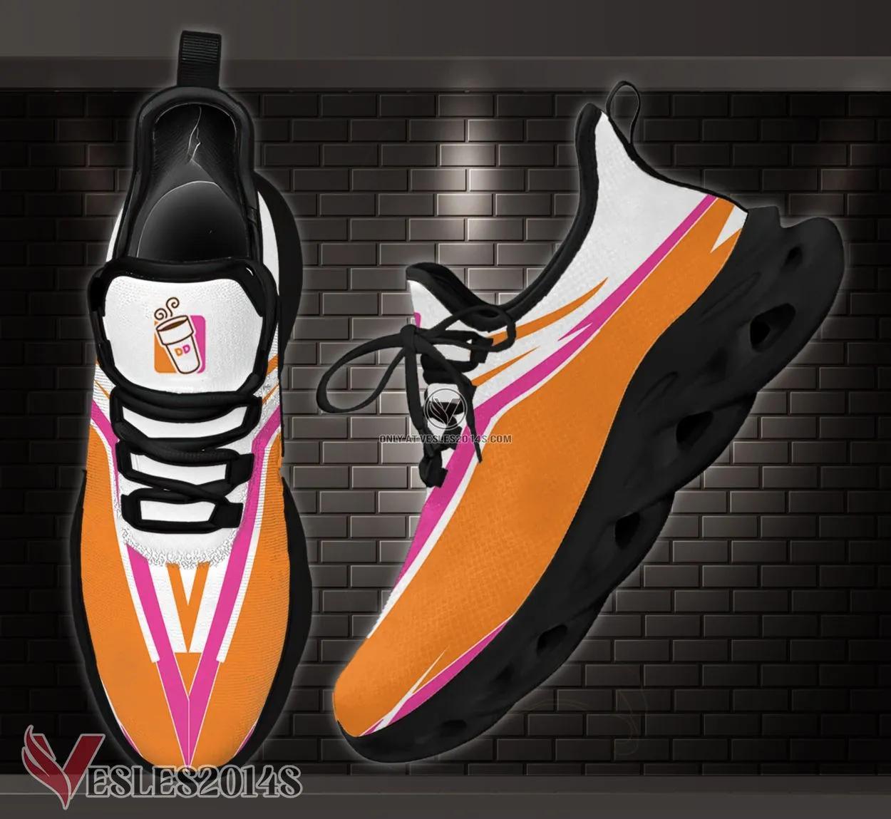 Dunkin’ Donuts Logo Custom Shoes Style 2, Best Running Shoes For Fans - Vesles2014S