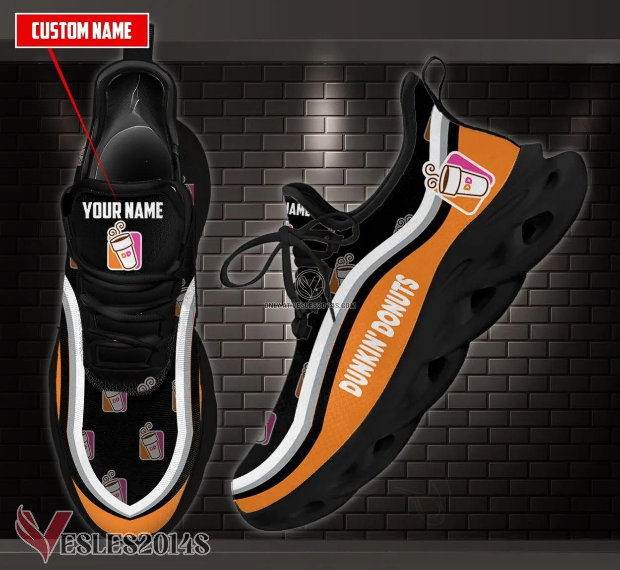 Dunkin’ Donuts Logo Custom Shoes Style 3, Best Running Shoes For Fans - Vesles2014S
