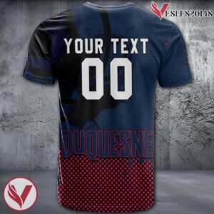 Duquesne Dukes Basketball Grunge Pattern Unique Personalized T Shirts - Vesles2014S 1