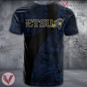 East Tennessee State Buccaneers NCAA Polynesian Pattern Shirt, Unique Gifts For Fans - Vesles2014s 1