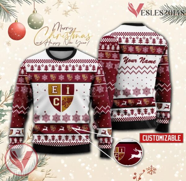 Eastern International College-Jersey City Custom Ugly Christmas Sweater, Unique Gift For Fans - Vesles2014s