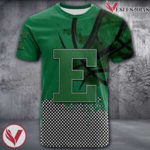 Eastern Michigan Eagles Basketball Grunge Pattern Unique Personalized T Shirts - Vesles2014S
